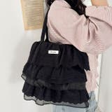 コットンレースフリルトートバッグ | Outfitter lab | 詳細画像12 