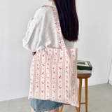 フラワープリントトートバッグ | Outfitter lab | 詳細画像7 