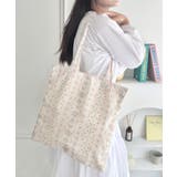 ピンク | フラワープリントトートバッグ | Outfitter lab