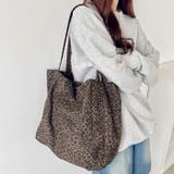 レオパードスクエアトートバッグ | Outfitter lab | 詳細画像11
