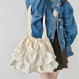 小花柄フリルトートバッグ | Outfitter lab | 詳細画像8