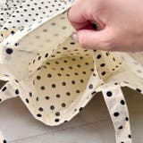 【リボン取り外し可能】ドットフリルトートバッグ | Outfitter lab | 詳細画像19 