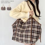 ロングハンドルチェックショルダーバッグ | Outfitter lab | 詳細画像1 