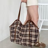 ロングハンドルチェックショルダーバッグ | Outfitter lab | 詳細画像15 