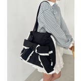 ブラック | ビッグリボンキャンバストートバッグ | Outfitter lab