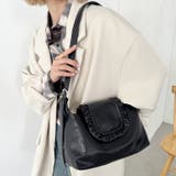 フリルフラップPUショルダーバッグ | Outfitter lab | 詳細画像13 