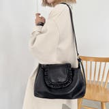 フリルフラップPUショルダーバッグ | Outfitter lab | 詳細画像15 