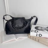 フリルフラップPUショルダーバッグ | Outfitter lab | 詳細画像16 