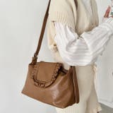 フリルフラップPUショルダーバッグ | Outfitter lab | 詳細画像17 