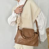 フリルフラップPUショルダーバッグ | Outfitter lab | 詳細画像19 