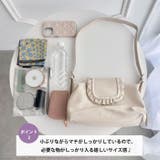 フリルフラップPUショルダーバッグ | Outfitter lab | 詳細画像3 