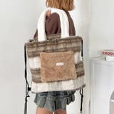 フェイクファー2WAYチェックナップサック | Outfitter lab | 詳細画像11 