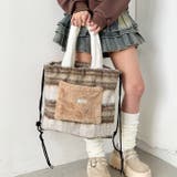 フェイクファー2WAYチェックナップサック | Outfitter lab | 詳細画像12 