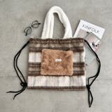 フェイクファー2WAYチェックナップサック | Outfitter lab | 詳細画像13 