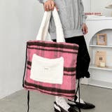 フェイクファー2WAYチェックナップサック | Outfitter lab | 詳細画像30 