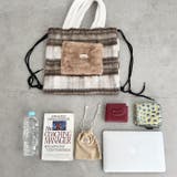 フェイクファー2WAYチェックナップサック | Outfitter lab | 詳細画像38 