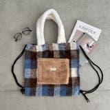 フェイクファー2WAYチェックナップサック | Outfitter lab | 詳細画像8 