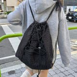 シアサッカードローコードナップサック | Outfitter lab | 詳細画像5 