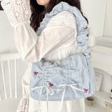 くしゅくしゅギャザーフラップショルダーバッグ | Outfitter lab | 詳細画像11