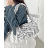 ブラック | くしゅくしゅギャザーフラップショルダーバッグ | Outfitter lab