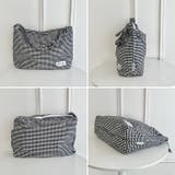 ギャザーショルダーギンガムチェックショルダーバッグ | Outfitter lab | 詳細画像29 