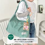 ギャザーショルダーギンガムチェックショルダーバッグ | Outfitter lab | 詳細画像4 