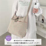 チェックスクエア巾着ショルダーバッグ | Outfitter lab | 詳細画像2