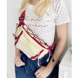 レッド | カラフルドロストナイロンボディバッグ/ウエストバッグ | Outfitter lab