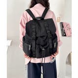 ブラック | ダブルベルトアウトポケットリュック | Outfitter lab