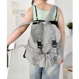 グレー | ダブルベルトアウトポケットリュック | Outfitter lab