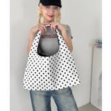 ホワイト | ドットワンハンドルトートバッグ | Outfitter lab