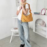チェックギャザーショルダーバッグ | Outfitter lab | 詳細画像27