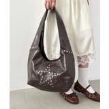 ダークブラウン | スタッズスターショルダーバッグ | Outfitter lab