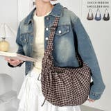 チェックリボンショルダーバッグ | Outfitter lab | 詳細画像1