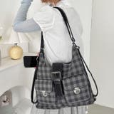 ダブルポケット3WAYチェックショルダーバッグ | Outfitter lab | 詳細画像13
