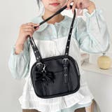 リボンチャームスクエアボストンバッグ | Outfitter lab | 詳細画像14 