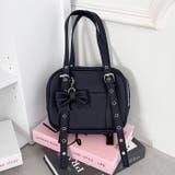 リボンチャームスクエアボストンバッグ | Outfitter lab | 詳細画像16 