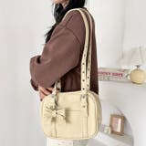 リボンチャームスクエアボストンバッグ | Outfitter lab | 詳細画像29 