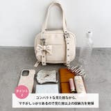 リボンチャームスクエアボストンバッグ | Outfitter lab | 詳細画像3 