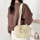 リボンチャームスクエアボストンバッグ | Outfitter lab | 詳細画像31 