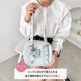 リボンチャームスクエアボストンバッグ | Outfitter lab | 詳細画像4 