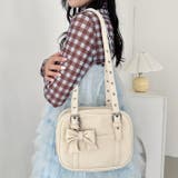 リボンチャームスクエアボストンバッグ | Outfitter lab | 詳細画像5 