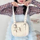 リボンチャームスクエアボストンバッグ | Outfitter lab | 詳細画像8 