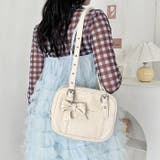 リボンチャームスクエアボストンバッグ | Outfitter lab | 詳細画像9 