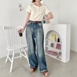 小花柄ヘンリーネック半袖トップス | Outfitter lab | 詳細画像19