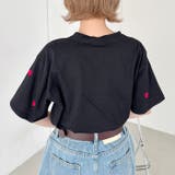ミニハート刺繍半袖Tシャツ | Outfitter lab | 詳細画像12
