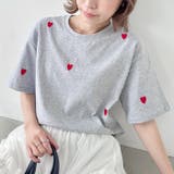 ミニハート刺繍半袖Tシャツ | Outfitter lab | 詳細画像18