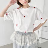ミニハート刺繍半袖Tシャツ | Outfitter lab | 詳細画像8