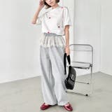 ミニハート刺繍半袖Tシャツ | Outfitter lab | 詳細画像9