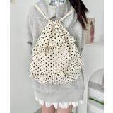 アイボリー | ドットフリルナップサック | Outfitter lab